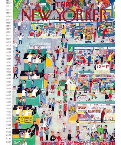 New Yorker The Market - 1000 Piece Jigsaw Puzzle $49.05 Jigsaw Puzzles