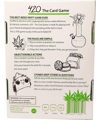 420 - The Card Game -- Epic. Social. Daring. The Weed Party Game $49.02 Card Games