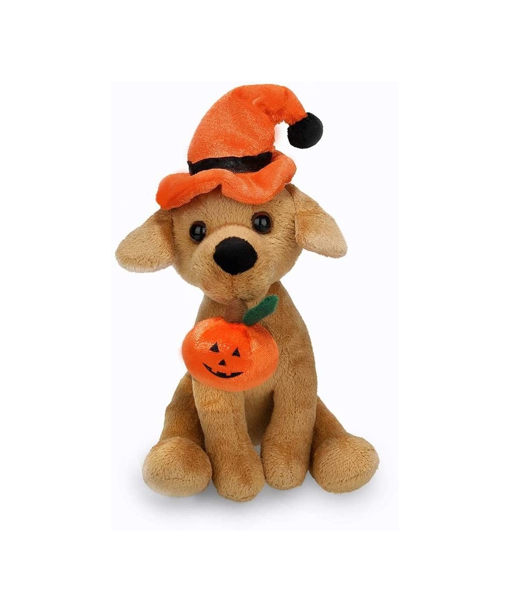 Halloween Pawpals 8 inches Puppy Dog Plush Stuffed Toy Comes with Hat and Halloween Jack O Lantern - Pumpkin for Kids on This...