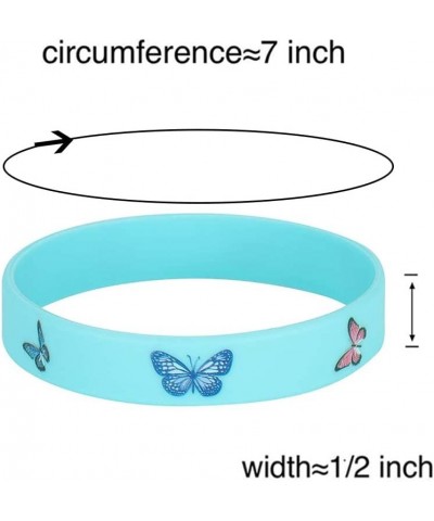 24 Pack Butterfly Silicone Wristbands Bracelets Butterfly Birthday Decoration Party Favors for Kids $18.38 Kids' Party Favor ...