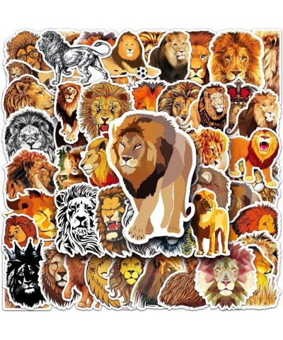 50 Pack Lion King of The Forest Stickers Animal Gifts for Adults Teen Boys and Girls Waterproof Vinyl Water Bottles Bicycle L...