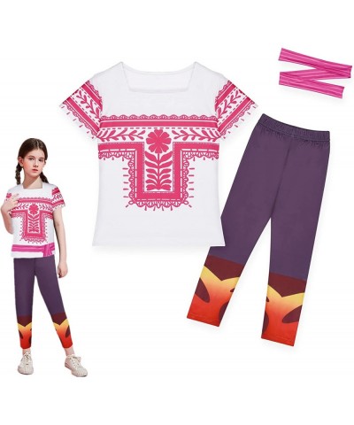 Adventure Princess Costume for Girls T-Shirt and Leggings Set Spirit Dress Up for Halloween Kids Outfit $32.00 Kids' Costumes