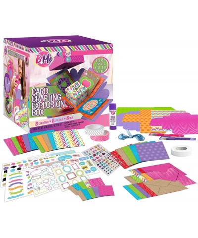 Card Crafting Explosion Arts and Crafts Box- Complete Card Making Kit for Girls - Birthday Gift Box to Tween - DIY Greeting C...