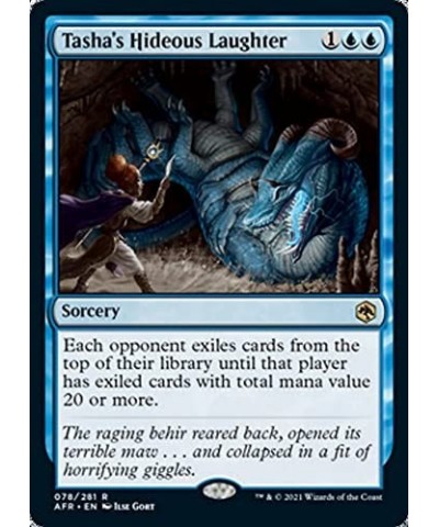 Magic: the Gathering - Tasha's Hideous Laughter (078) - Foil - Adventures in The Forgotten Realms $15.60 Trading Cards & Acce...