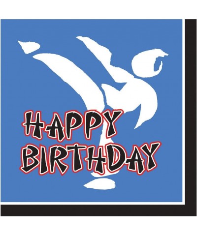 Black Belt Birthday Happy Birthday 16 Count 3-Ply Paper Lunch Napkins $17.09 Kids' Party Tableware