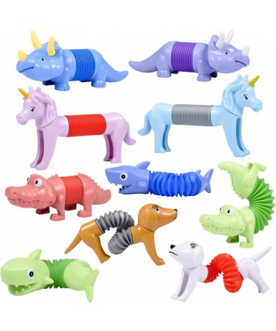 10-Pack Pop Tubes Mixed Animal Fidget Toys – Sensory Tubes for Toddlers – Cute Animal Sensory Fidget Toys for Girls and Boys ...