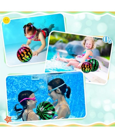 4 Pcs Swimming Pool Game Ball Pack Fills with Water 9 Inch 6.5 Inch Pool Balls Toys Underwater Pool Toy Ball with Hose Adapte...