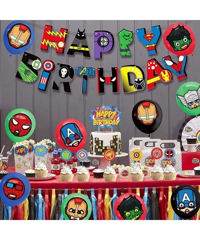 Superhero Stickers for Kids -24 Sheets of Make a Face DIY Sticker Sheets Crafts Book Birthday Party Favors Supplies Decoratio...