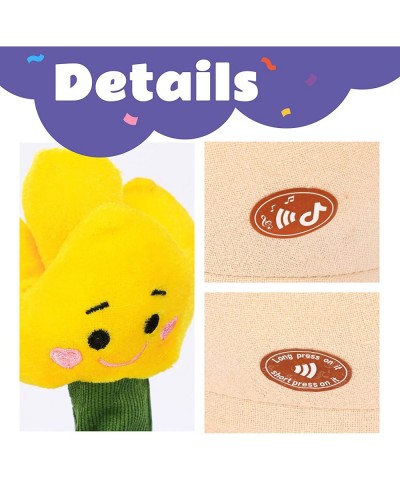 Dancing Flowers Twist Tulip Toy Talking Musical Plush Easter Interactive Mimicking Repeats What You Say Recording Funny Songs...