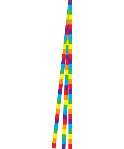 Rainbow Stripe Kite Tail Set 2" W x 15' H 2914 $17.72 Kites & Wind Spinners