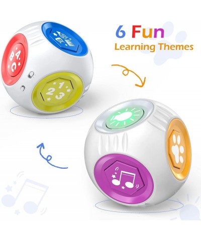 Bilingual Musical Baby Toy 6 9 12 18 Months Infant Learning Cube ABC+123+Instruments+Animal Sounds+Light+Music First Christma...