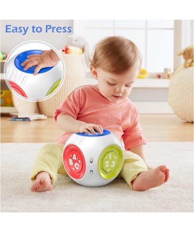 Bilingual Musical Baby Toy 6 9 12 18 Months Infant Learning Cube ABC+123+Instruments+Animal Sounds+Light+Music First Christma...