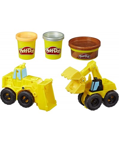 Wheels Excavator and Loader Toy Construction Trucks with Non-Toxic Sand Buildin' Compound Plus 2 Additional Colors $20.60 Kid...