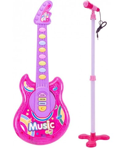 Kids Karaoke Microphone Guitar Musical Set Kids Electric Guitar Microphone Amplifier Set Karaoke Machine Musical Instruments ...