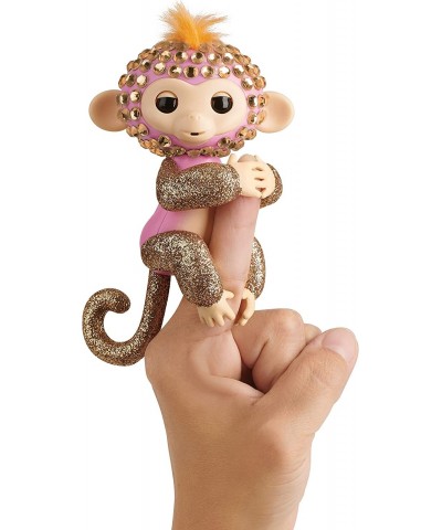 Fingerlings Monkeys - Fingerblings - Glimmer (Pink/Rose Gold) - Friendly Interactive Toy $26.27 Finger Puppets