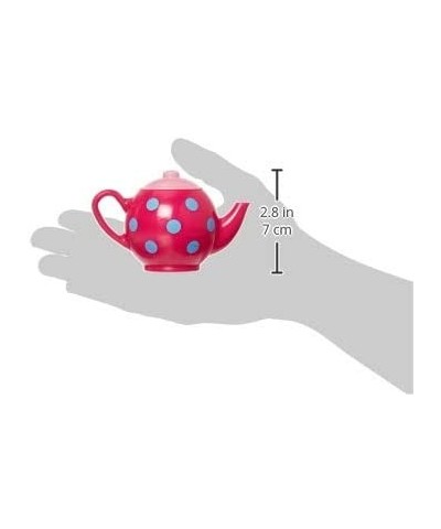 17 Piece Polka Dot Tea Set with Tea Pot and Cups Plus Four Detailed Petit Four Cakes for 18 Inch Dolls Pink/Blue $24.23 Doll ...