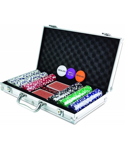 300 Chip Dice Style Poker Set in Aluminum Case (11.5 Gram Poker Chips) $62.07 Casino Equipment