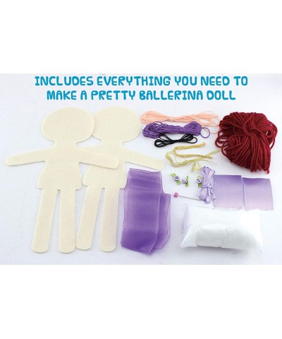 Ballerina Doll Making Kit - Stitch & Sew Your Own Stuffed Doll - DIY Craft Set for Kids $25.04 Kids' Drawing & Writing Boards