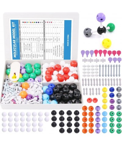 252 Pcs Molecular Model Kit for Inorganic & Organic Molecular Model Teacher and Student Kit? - 86 Atoms & 153 Links & 12 Orbi...