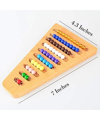 Montessori 1-10 Bead Stair with Holder - Montessori Math Manipulatives Materials - Preschool Learning Educational Toys $21.71...