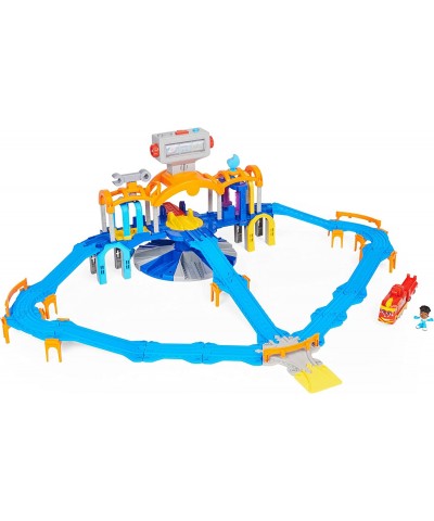 Mighty Express Mission Station Playset with Exclusive Freight Nate Toy Train Lights and Sounds $64.45 Play Figure Playsets