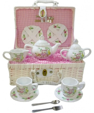 Products Owls Children's Tea Set with Basket $63.77 Toy Kitchen Products