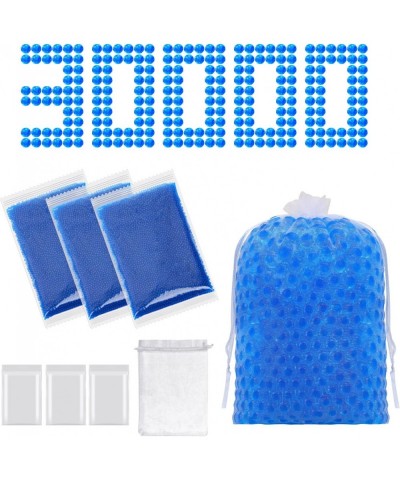 Splatter Ball Gun Ammo 160000 Pcs Water Balls Beads Refil Bullets Gel Blaster Refil Ammo with 4 Pcs Mesh Bags and 16 Pack Cle...