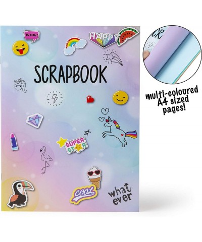 Girl Scrapbook Kit - Kids Scrap Booking Kit Incl. Scrapbook Supplies Kit - Scrapbook Stickers Glitter Gems Ribbon & Paper - G...