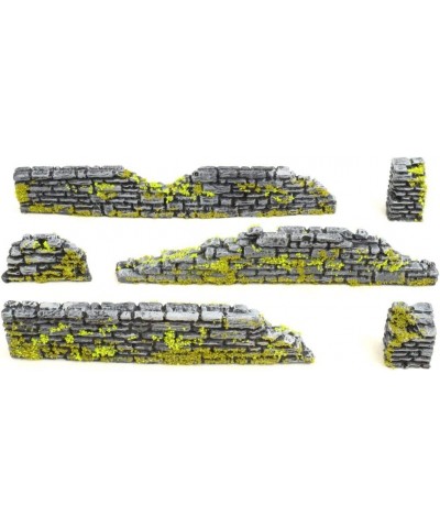 World at War Stone Wall and Pillar Sections Large Set – 28mm WW2 Normandy Wargame Terrain Model Diorama $60.19 Board Games