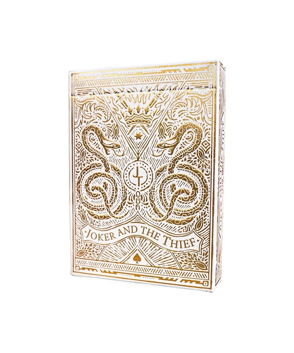 Deck of Poker Playing Cards - Unique White Gold Edition Card Design - Custom Made for Magic and Cardistry - Premium Casino Gr...