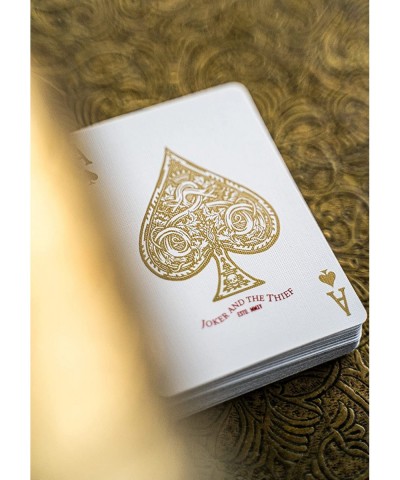 Deck of Poker Playing Cards - Unique White Gold Edition Card Design - Custom Made for Magic and Cardistry - Premium Casino Gr...