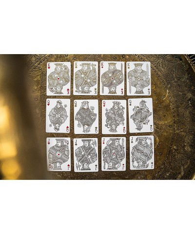 Deck of Poker Playing Cards - Unique White Gold Edition Card Design - Custom Made for Magic and Cardistry - Premium Casino Gr...