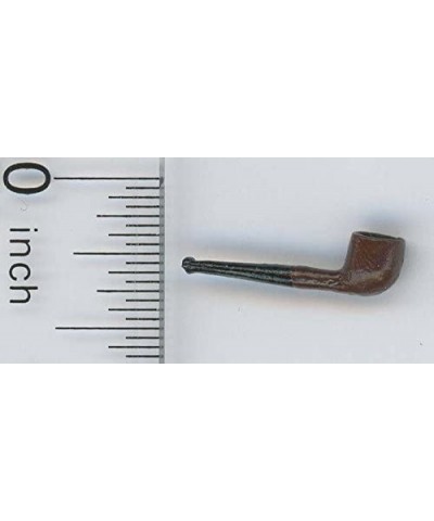 Dollhouse Miniature Straight Brown Smoking Pipe $23.31 Dollhouse Accessories