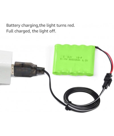 6V 800mAh NiMh Rechargeable Battery Pack with USB Charging Cord for Rc Car Off Road RC Trucks $27.63 Remote & App Controlled ...