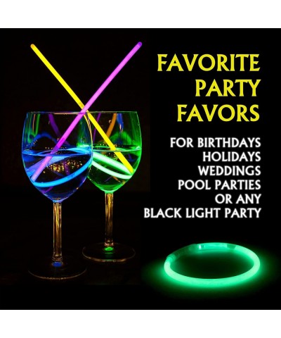 Glow Sticks Bulk Party Supplies. 100 Pack. 8 Inch Glow in the Dark Sticks Light Up Party Favors. Neon Glow Bracelets and Glow...