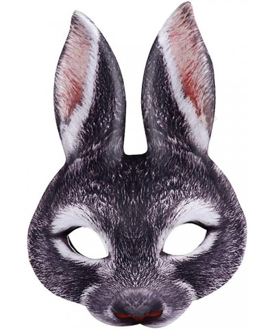 Halloween Easter Carnival Party Masquerade EVA Half Face Rabbit Mask $17.18 Kids' Dress-Up Accessories