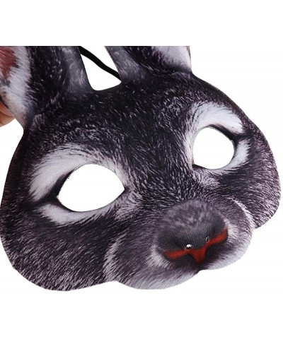 Halloween Easter Carnival Party Masquerade EVA Half Face Rabbit Mask $17.18 Kids' Dress-Up Accessories