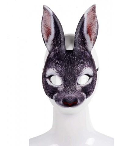 Halloween Easter Carnival Party Masquerade EVA Half Face Rabbit Mask $17.18 Kids' Dress-Up Accessories