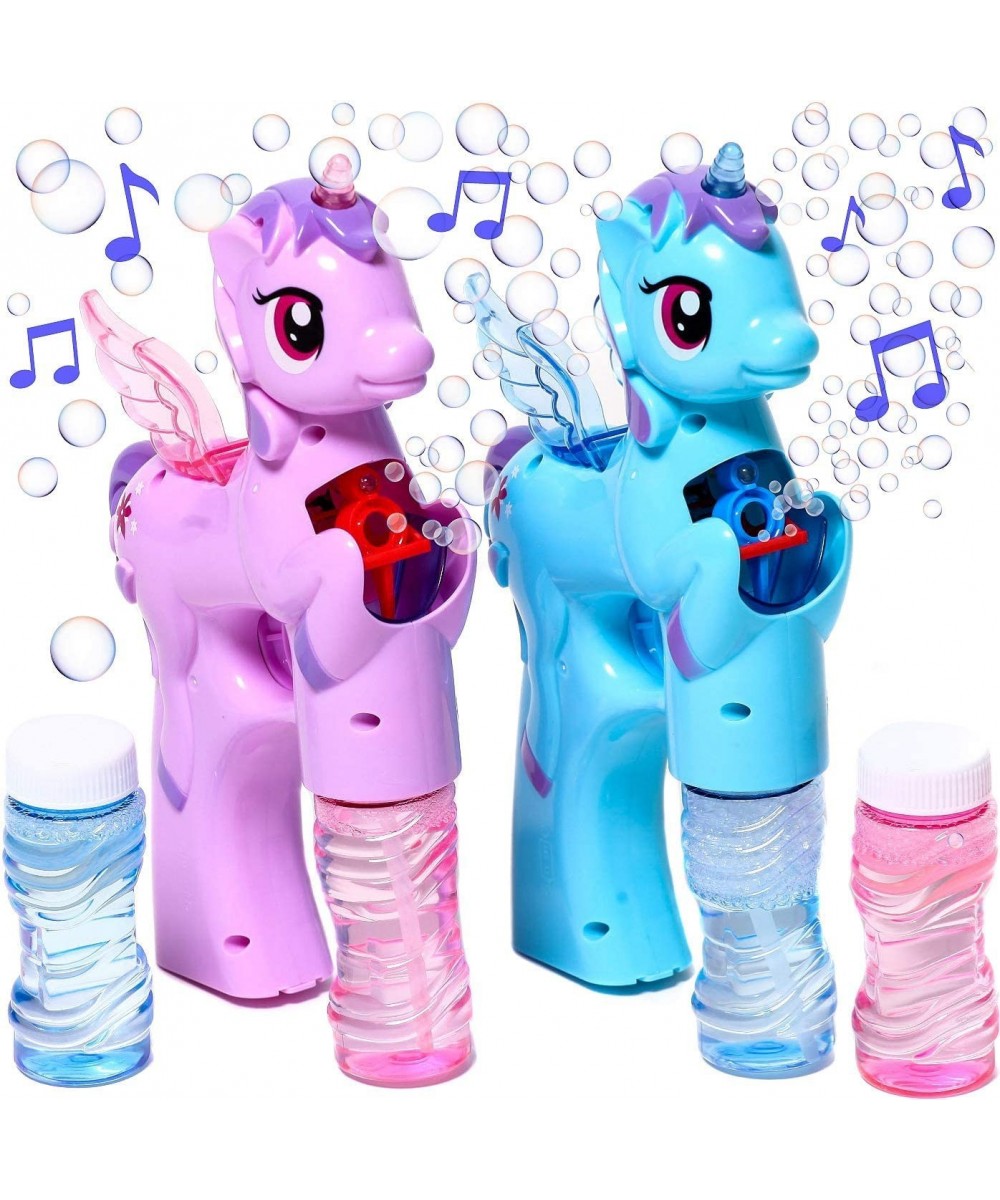 Unicorn Bubble Gun for Toddlers Set of 2 Musical Automatic Bubble Machine for Kids Unicorn Bubble Blower Machine for Toddlers...