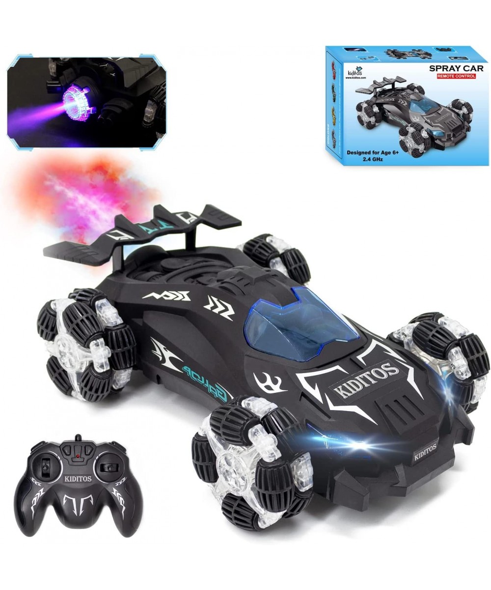 Spray Remote Control Car Drift RC Car Toy for Boys and Girls with Water Mist Jet and Launch Sound Coolest Realistic Vehicle G...