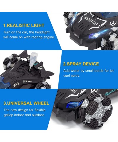 Spray Remote Control Car Drift RC Car Toy for Boys and Girls with Water Mist Jet and Launch Sound Coolest Realistic Vehicle G...