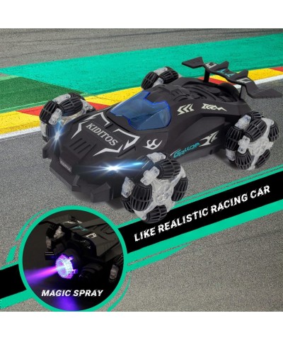 Spray Remote Control Car Drift RC Car Toy for Boys and Girls with Water Mist Jet and Launch Sound Coolest Realistic Vehicle G...