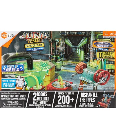 JUNKBOTS Small Factory Habitat Sector 44 Research Lab Surprise Toy Playset Build and LOL with Boys and Girls Toys for Kids 20...