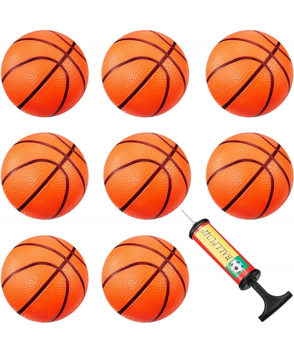 8 Pieces Mini Basketball Mini Hoop Basketballs Pool Basketball Toys with Inflation Pump for Beach Pool Sports Game Party Supp...