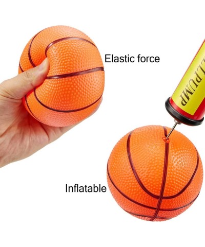 8 Pieces Mini Basketball Mini Hoop Basketballs Pool Basketball Toys with Inflation Pump for Beach Pool Sports Game Party Supp...