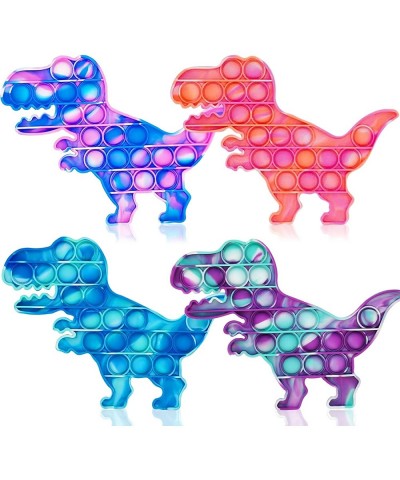 4 Packs Dinosaur Pop Fidget Toy Tie-Dye pop Dinosaur Christmas Stocking Stuffers for Kids $18.03 Fidget Toys