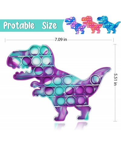 4 Packs Dinosaur Pop Fidget Toy Tie-Dye pop Dinosaur Christmas Stocking Stuffers for Kids $18.03 Fidget Toys