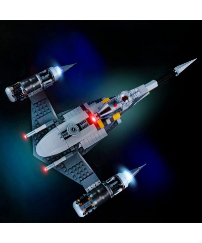 Lights for Lego Starship 75325 Building Kit Third Party Led Lighting Kit Compatible with Lego 75325 N-1 Starfighter Set (Only...