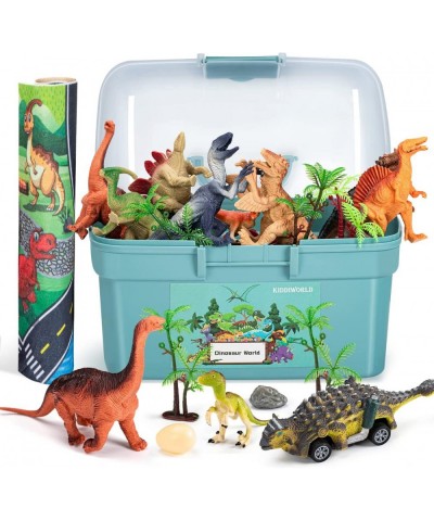 Dino Toys for 3 2 4 6 5 Year Old Boys Birthday Gifts Dinosaur Toys for Kids 3-5-7 Year Old Boy Toys Dinosaur Figures Play Mat...