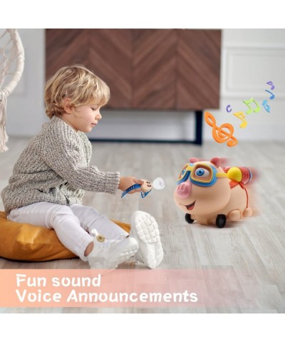 Remote Control Piggy 2.4G RC Electronic Pet with Spray Steam Intelligent Interactive Pig Toys Sound and Light for Children Ag...